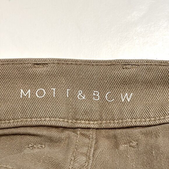Mott & Bow Jeans Mens 38x30 Slim Merc Green Denim Straight Leg Stretch Casual - Picture 12 of 16